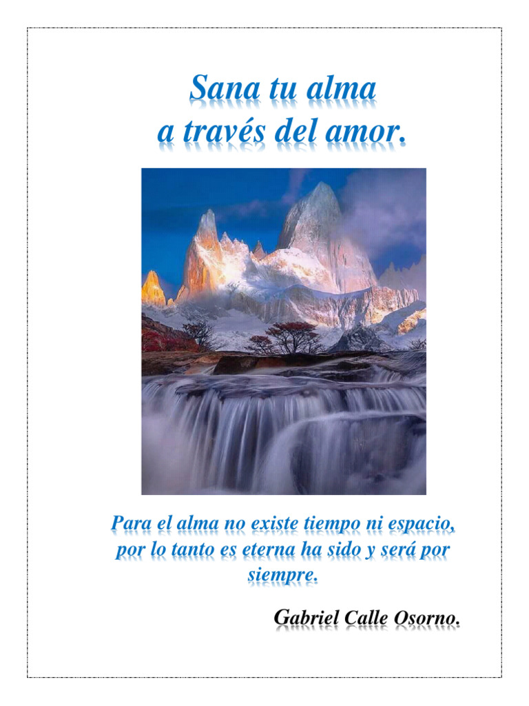 Sana Tu Alma. Libro | PDF | Amor | Verdad