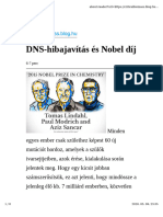 DNS-hibajavítás És Nobel Díj