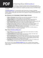 Technical Support Resume