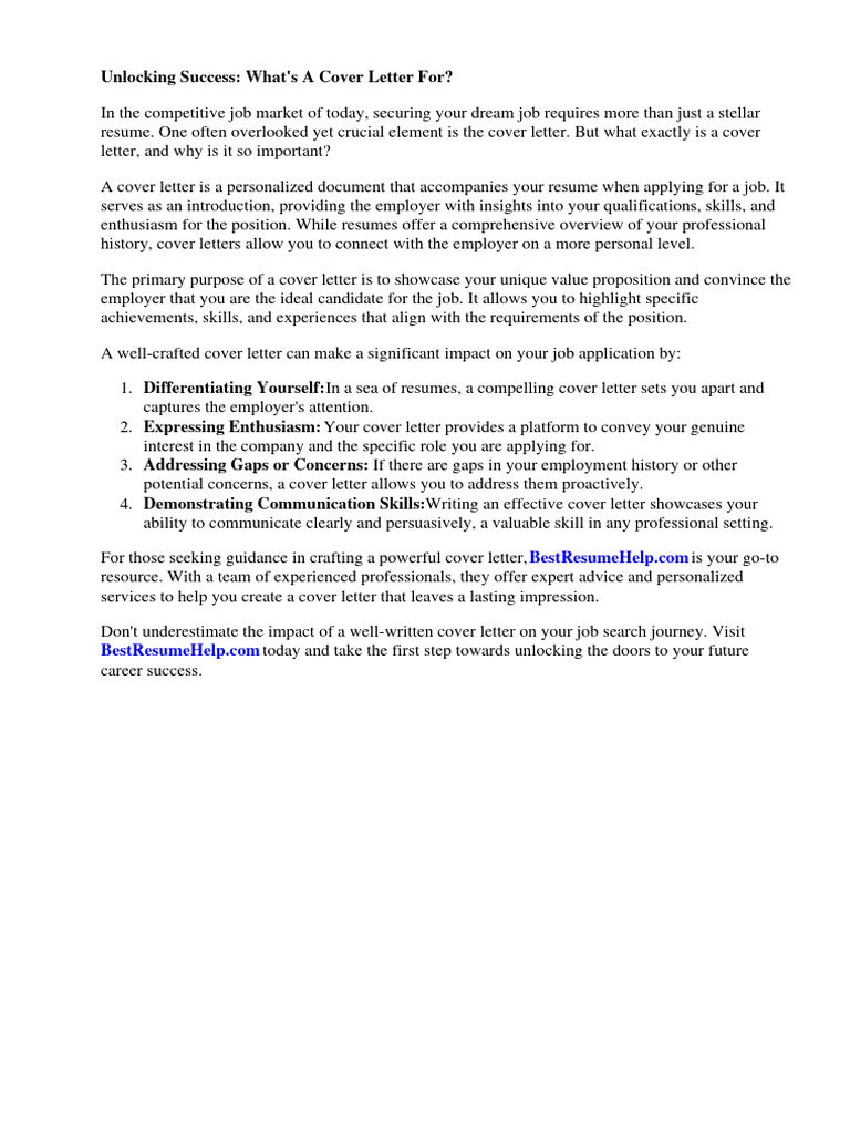 Whats a cover letter for a resume look like pdf r sum 