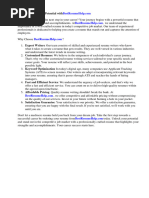 Help Desk Technician Resume