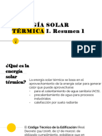 Energia Solar Termica I - Resumen 1