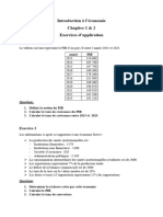 Exercices CHP 1 & 2