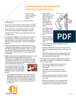 Guidelines For Measuring Height and Weight