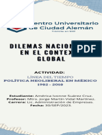 Línea Del Tiempo 1982 - 2018 Política Neoliberal en México