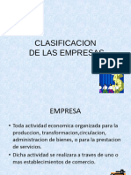 Empresa Definiciones y Clasificacion