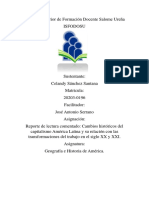 Reporte de Lectura Comentado Cambios Históricos Del Capitalismo América Latina y Su Relación Con Las Transformaciones Del Trabajo en El Siglo XX y XXI