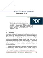 Fuentes de la Investigación Jurídica