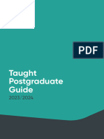Taught Postgraduate Guide