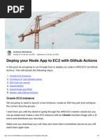 Deploy Your Node App To EC2 With Github Actions - DEV Community ? - ?? - ?