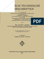 Chemisch-Technische Vorschriften - Ein Handbuch Band III Harze Oele Fette