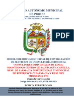 GAM DE PORCO (POTOSI) Lic en Odontología, Farmacéutico