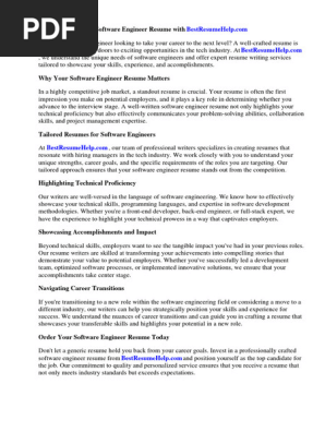 Software Engineer Resume