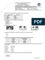 Soal PAS IPA Kelas 7 K13 2020 - 2021