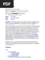 Dysgraphia