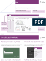 OneNote For Windows 10 Preview Quick Start Guide