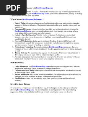 Resume Examples 2018