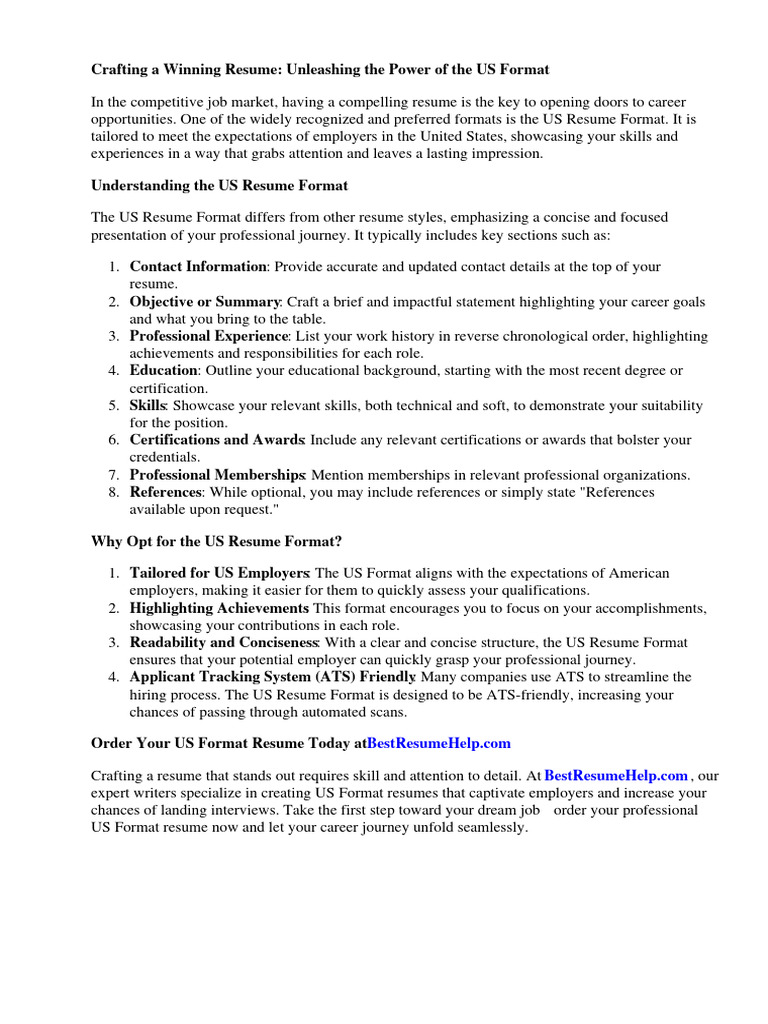 Resume Us Format PDF R sum - 1708855606