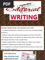 Editorial Writing 