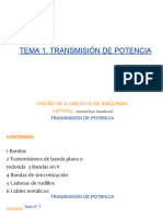 Transmisión de Potencia (Parte I)