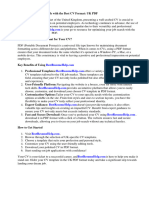 CV Format Uk PDF