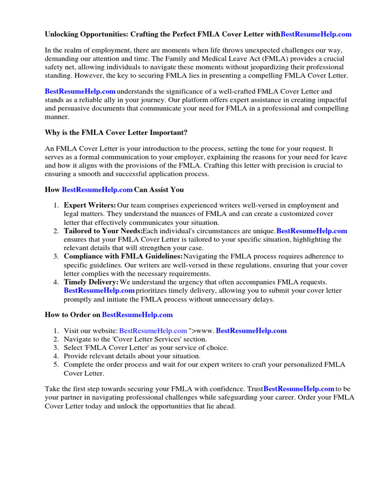 fmla-cover-letter-to-employee-pdf-family-and-medical-leave-act-of