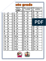 Hoja de Respuestas Exámenes Segundo Trimestre Profa Kempis