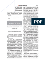 Norma Que Declara de Interés El Centro Recreacional de Huaraz PDF