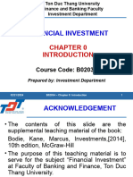 Chapter 0 - Financial Investment