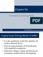 Chapter 6 - The Capital Asset Pricing Model