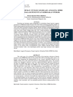 Analisis Kedudukan Fungsi Legislasi Anggota DPRD Perempuan Dalam Penentuan Kebijakan Publik