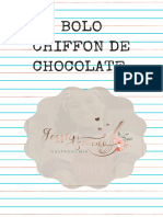 Bolo Chiffon Chocolate