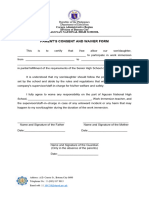 Parent - S Consent and Waiver Form