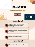 Recount Text