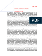 Clase 37. Procesal Civi. Miércoles 12 Julio 2023. Tema No. 9. Proceso de Estructura Monitoria. R.