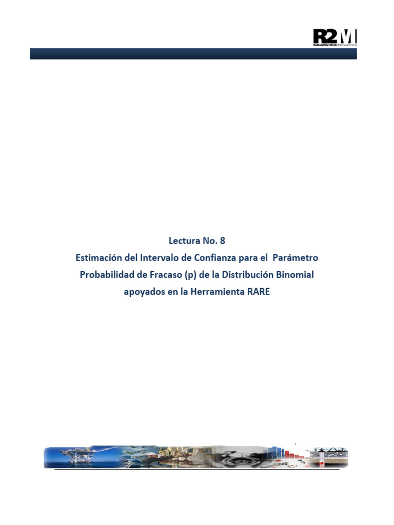 Lectura no 8 estimaci n intervalos par metros binomial rare pdf