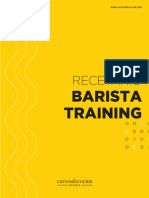 Recetario Barista Training