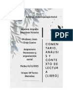 Analisis de Libro Lourdez Arizpe (1989) - Parentesco y Economía en Una Sociedad Nahua