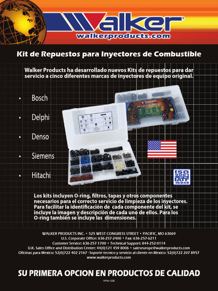 Kits de Repuestos para Inyectores | PDF | Petróleo | Tecnología de ...