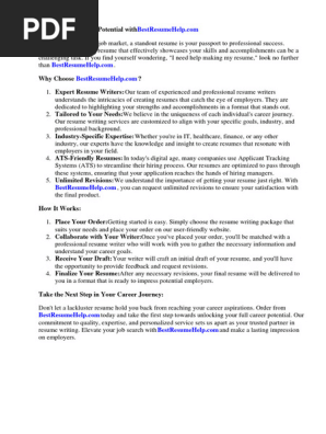 I Need Help Making My Resume