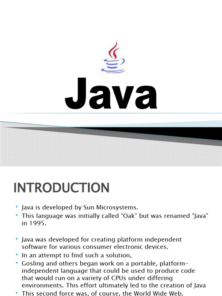 Unit 1 and 2 Java Fundamentals | PDF | Java (Programming Language ...