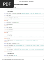 Numpy Notes - Page, Read and Delete