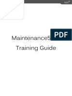 Maintenance5000 Training Guide