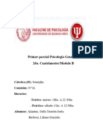 Primer Parcial Psicología General