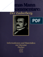 Selbstkommentare. Der Zauberberg by Thomas Mann