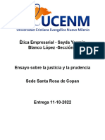 Ensayo Sobre La Justicia y La Prudencia