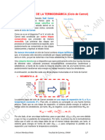 Segunda Ley de La Termodinámica (Ciclo de Carnot)