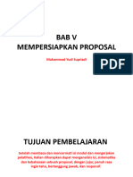 BAB V Mempersiapkan Proposal 3
