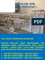 Pertemuan Minggu Ke - 10 (Aliran Dalam Pipa)