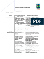 Planificación Anual 2023 - Taller Jec Matemática